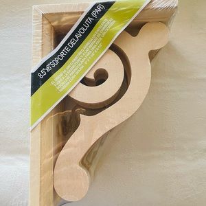 8 Wood Shelf Brackets